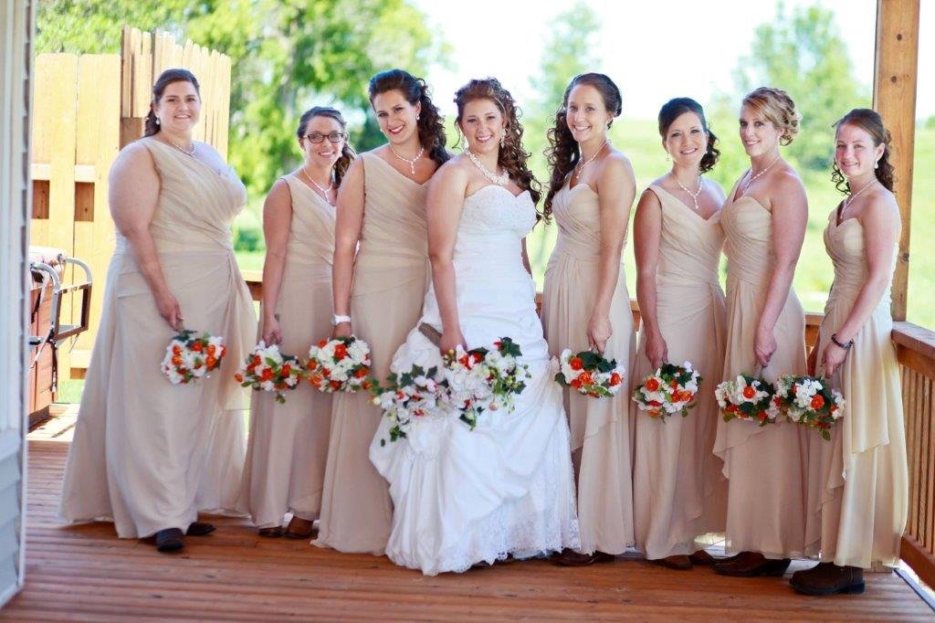 beautiful one strap chiffon bridesmaid dresses